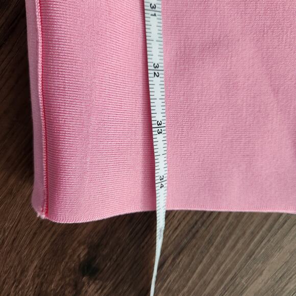 House of CB Nadine Pink Bandage One Shoulder Dress XS Wedding Cocktail Retro Y2K - Picture 8 of 9